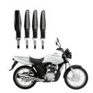 KIT 4 Setas Sequenciais Modelo P25B Slim / Palito Para Moto CG 125 CARGO 2016 2017 2018201920202021