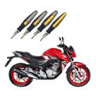 KIT 4 Setas Sequenciais Modelo P25B Slim / Palito Para Moto Honda CB 250 TWISTER 2016 2017 2018201920202021