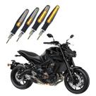 KIT 4 Setas Sequenciais Modelo P25B Slim / Palito Para Moto MT09 850CC 2010 2011 2012 2013 2014 2015