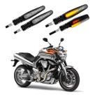 KIT 4 Setas Sequenciais Modelo P25B Slim / Palito Para Moto YMH MT 01 1670 CC 2004 2005 2006 2007 2008 2009
