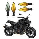 KIT 4 Setas Sequenciais Pisca de Led Modelo P35S Para Moto MT09 850CC 2004 2005 2006 2007 2008 2009