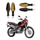 KIT 4 Setas Sequenciais Pisca de Led Modelo P43S Honda NX4 FALCON 400 2004 2005 2006 2007 2008 2009