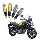Kit 4 Setas Sequenciais Pisca Led Universal Modelo P50S DL 1000 V STROM 2004 2005 2006 2007 2008 2009 2010 2011 2012