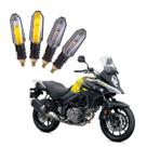 Kit 4 Setas Sequenciais Pisca Led Universal Modelo P50S DL 1000 V STROM 2013 2014 2015 2016 2017 2018 2019 2020 2021