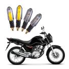 Kit 4 Setas Sequenciais Pisca Led Universal Modelo P50S Moto CG 150 START 2004 2005 2006 2007 2008 2009 2010 2011 2012 Kit 4 Setas Sequenciais Pisca Led Universal Modelo P50S Moto CG 150 START 2004 2005 2006 2007 2008 2009 2010 2011 2012