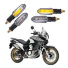 Kit 4 Setas Sequenciais Pisca Led Universal Modelo P50S XL 700 TRANSALP 2004 2005 2006 2007 2008 2009 2010 2011 2012