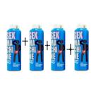 Kit 4 Sex Machine Masculino Energético 20Ml Pepper Blend