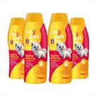 Kit 4 Shampoo Pêlos Claros Mypetone - 700mL