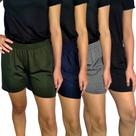 Kit 4 Shorts Femininos Meia Coxa Soltinhos Elástico Lisos Cores Sortidas Suplex Pp ao Plus Size Kit 4 Shorts Femininos Meia Coxa Soltinhos Elástico Lisos Cores Sortidas Suplex Pp ao Plus Size