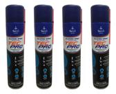 Kit 4 Silicone Spray Cheiro 300ml Aerosol Impermeabilizant