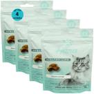 Kit 4 Snacks Hana Healthy Life Cat Sensations Para Gatos Adultos 60g