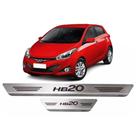 Kit 4 Soleiras Aço inoxidável 304 escovado 2 Dianteira e 2 Soleiras Traseiras HYUNDAI HB20 HATCH Kit 4 Soleiras Aço inoxidável 304 escovado 2 Dianteira e 2 Soleiras Traseiras HYUNDAI HB20 HATCH