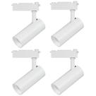 Kit 4 Spot Led Mr16 Para Trilho Eletrificado Branco 110/220v 6500k Frio