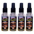 Kit 4 Spray Automotivo Madeiras Nobres Mogilandi 120ml