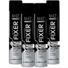 Kit 4 Spray Fixador De Cabelo Profissional Neez Laque Fixação Extra Forte Jato Seco 24 Horas 400ml