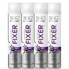 Kit 4 Spray Fixador De Cabelo Profissional Neez Laque Fixação Forte Jato Seco 18 Horas 400ml