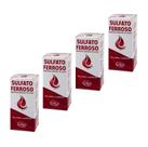 Kit 4 Sulfato Ferroso Xarope 120ml Sabor Chocolate - Natus Kit 4 Sulfato Ferroso Xarope 120ml Sabor Chocolate - Natus