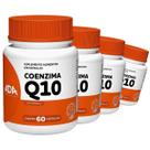 Kit 4 Suplemento Alimentar Coenzima Q10 Ubiquinona 240 Cápsulas Pura Vitamina Coq10 400mg Original