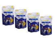 Kit 4 Suplemento Cães Promun Dog Sticks Sachê 160g Organnact
