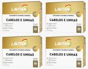 Kit 4 Suplemento Lavitan Cabelos e Unhas C/30 Cáps - Cimed