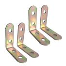 Kit 4 Suporte Cantoneira Em L Móveis Parede Aço 35x35x13mm Kit 4 Suporte Cantoneira Em L Móveis Parede Aço 35x35x13mm