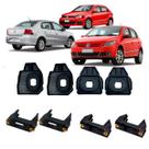 Kit 4 suporte coxim calço do radiador gol saveiro voyage fox crossfox spacefox g5 g6 g7 g8 2004 A 2022 polo 2003 A 2015