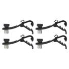 Kit 4 Suporte De Bateria Clamp Para Microfonar Bateria E Percussão CSR