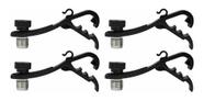 Kit 4 Suporte De Bateria Clamp Para Microfone E Percussão