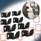 Kit 4 Suporte de Tv Fixo 13 a 70 Pol Tv Smart Oled Qled Preto Universal de Parede Com Parafusos Kit 4 Suporte de Tv Fixo 13 a 70 Pol Tv Smart Oled Qled Preto Universal de Parede Com Parafusos