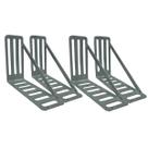 Kit 4 Suporte Para Cabeceira Cama Box Par De Framer 330x60 Aço Galvanizado