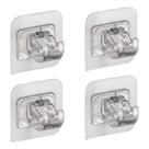 Kit 4 suportes adesivos para varal sem furo suporte para cortina e barra multiuso fixação suporta at Kit 4 suportes adesivos para varal sem furo suporte para cortina e barra multiuso fixação suporta at