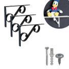 Kit 4 Suportes Colonial para Prateleira de 20 cm + Kit Instalação Kit 4 Suportes Colonial para Prateleira de 20 cm + Kit Instalação