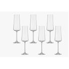 KIT 4 Taça de Cristal Champanhe Bohemia 210ml - XTRA NDI