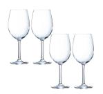 Kit 4 Taças de Cristal Arcoroc Vinho Chef Sommelier 350ml