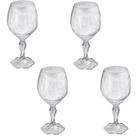 Kit 4 taças tango transparente acrilico suco champanhe água
