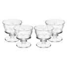 Kit 4 Taças Vidro Sobremesa Lines Butterfly 240 ml - Wolff