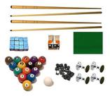 Kit 4 Taco + Giz + 2,3 Tecido + 4 Pé + 01 Jg Bola Nº + Pont