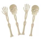 Kit 4 Talheres Caveira Halloween - Conjunto Temático