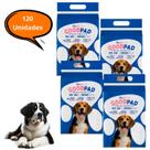 Kit 4 Tapete Higiênico Cachorro Pet 120Un 60x80cm Alta Absorção