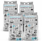 Kit 4 Tapete Higiênico Super Rug News 80x60cm 120un Absorção