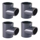 Kit 4 Te 90 Pvc-u Soldar Fêmea Pn-16 50mm Cepex