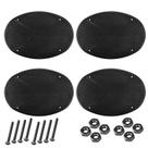 Kit 4 Telas Alto Falante 6x9 Polegadas Com Parafuso Premier