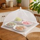 Kit 4 Telas Protetoras de Alimentos 45x45cm Dobráveis Anti Moscas Insetos Ideal para Cozinha e Churrasco
