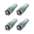 Kit 4 Terminal Triplo Borden com Luva de Regulagem Gnatus Dabi Saevo D700 Dentscler Dentemed