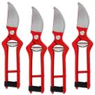 Kit 4 Tesouras de poda profissional corneta 9 Polegadas 230 mm alicate com Trava de Couro