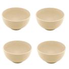 Kit 4 Tigelas Bowl Fibra de Bambu 350ml Sobremesas Sorvetes