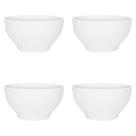 Kit 4 Tigelas Bowls Brancas de Cerâmica Biona Oxford 600ml Kit 4 Tigelas Bowls Brancas de Cerâmica Biona Oxford 600ml