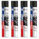 Kit 4 Tinta Spray Alta Temperatura Preto Fosco Chemic 250ML Kit 4 Tinta Spray Alta Temperatura Preto Fosco Chemic 250ML