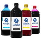 Kit 4 Tintas 1l Cmyk Compatível L365 Valejet