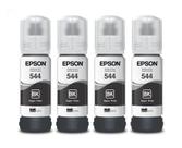 Kit 4 tintas original t544 l3110 3210 3250 preto - L3150